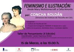 Conferencia "Feminismo e Ilustración: desde Mary Wollstonecraft a Celia Amorós"