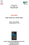 Seminario Abierto del Grupo de Estudios Árabes «Trabajos en curso»: "Islam, Democracy, and the Media"