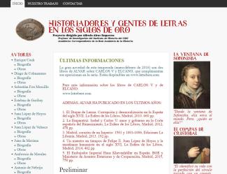 Historiadores y gentes de letras en los Siglos de Oro