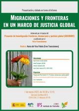 Presentación y debate en torno al Informe “Migraciones y fronteras en un marco de justicia global”