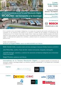 II Foro Innovadores en la Tercera Revolución Digital: "MOBDay: del transporte a la movilidad"