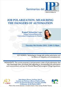 Seminario IPP: "Job Polarization: Measuring the Dangers of Automation"
