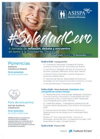 #Soledad Cero. II Jornada de reflexión, debate y encuentro en torno a la Soledad No Deseada