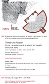 Presentación del libro "Theatrum Pompei. Forma y Arquitectura de la génesis del modelo teatral de Roma"