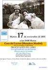Presentación del libro "En honor de la quimera (Poesía junta y revisada)", de Luis Díaz Viana (ILLA, CCHS-CSIC)