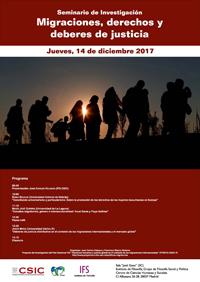 Seminario "Migraciones, derechos y deberes de justicia"