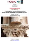 Seminario de la Línea de investigación Oriente en Occidente: "Una famiglia di marmorai arabo-cristiani nella Palermo normanna e sveva (secoli XII-XIII)"