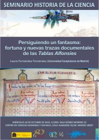 Seminario Historia de la Ciencia: "Persiguiendo un fantasma: fortuna y nuevas trazas documentales de las Tablas Alfonsíes"