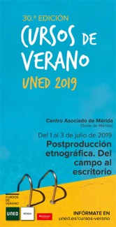 Curso de verano UNED: Postproducción etnográfica. Del campo al escritorio