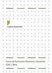 Curso de formación directiva y gerencial del CSIC (VI Edición)