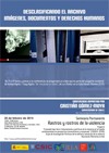 Cartel del seminario Seminario permanente 'Rastros y Rostros de la Violencia': "Desclasificando el archivo. Imágenes, documentos y derechos humanos"