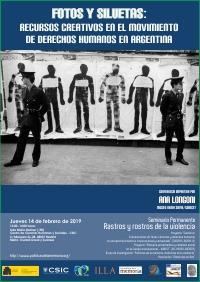 Seminario permanente 'Rastros y Rostros de la Violencia': "Fotos y siluetas: Recursos creativos en el movimiento de Derechos Humanos en Argentina"