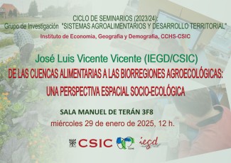 Ciclo de seminarios SADT 2024-2025 "De las cuencas alimentarias a las biorregiones agroecológicas: una perspectiva espacial socio-ecológica" Ciclo de seminarios SADT 2024-2025 "De las cuencas alimentarias a las biorregiones agroecológicas: una perspectiva espacial socio-ecológica"