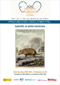 XXI Semana de la Ciencia 2021: Proyección del documental "Ayotochtli, un animal monstruoso"