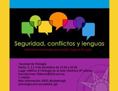 Seminario "Seguridad, conflictos y lenguas”