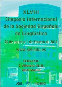 XLVIII Congreso de la Sociedad Española de Lingüística (SEL)