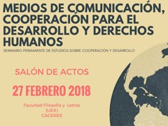 Jornadas “Medios de Comunicación, Cooperación para el Desarrollo y Derechos Humanos”