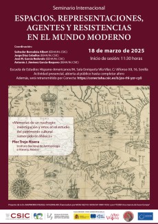 Seminario «Espacios, representaciones, agentes y resistencias en el mundo moderno» Seminario «Espacios, representaciones, agentes y resistencias en el mundo moderno»