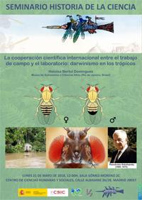 Seminario de Historia de la Ciencia: La cooperación científica internacional entre el trabajo de campo y el laboratorio: darwinismo en los trópicos