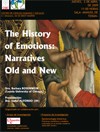 Cartel del curso de posgrado Curso de posgrado: "The History of Emotions: Narrative Old and New"