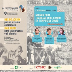 Jornadas online "Migrar para trabajar en el campo en tiempos de covid"