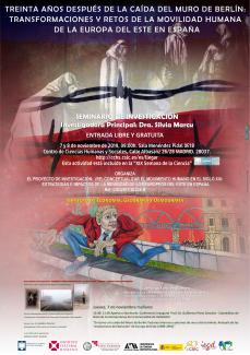 Seminario Internacional "Treinta años después de la caída del muro de Berlín: transformaciones y retos de la movilidad humana de la Europa del Este en España"