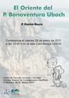 Conferencia: "El Oriente del P. Bonaventura Ubach"