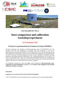 PTI TELEDETEC WG 6. Inter-comparison and calibration workshop/experiment