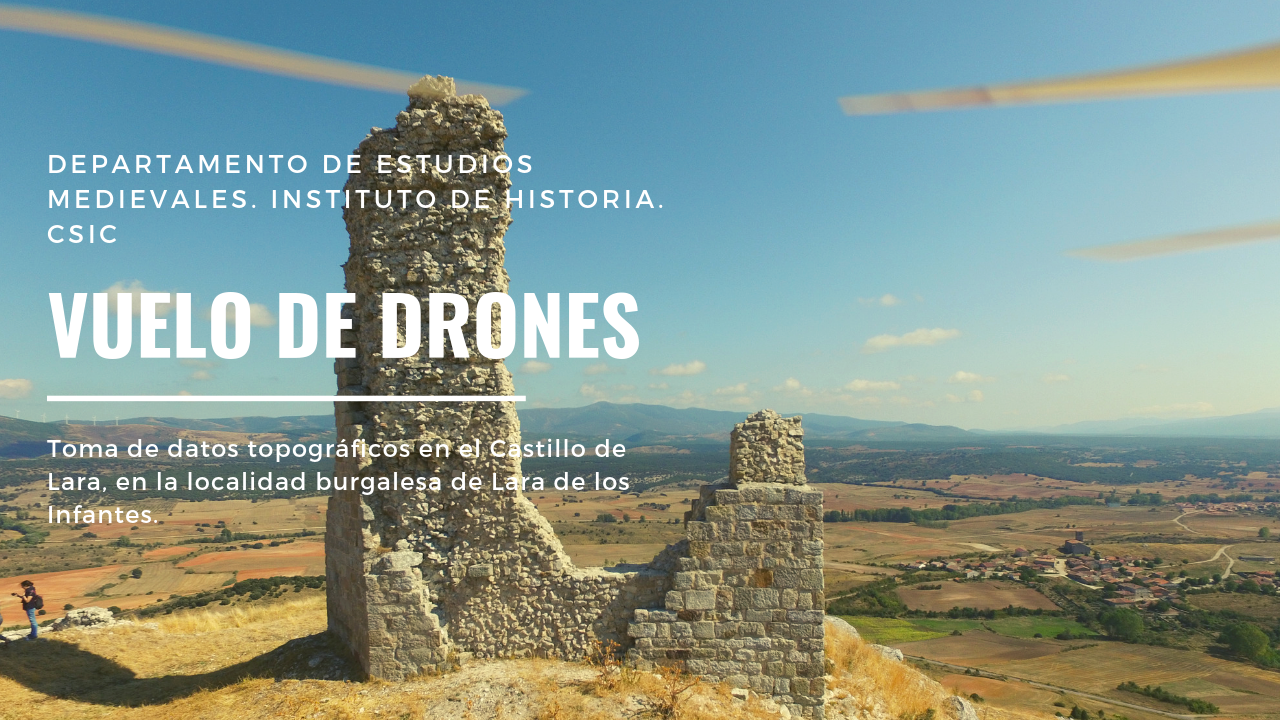 Vuelo de drones sobre el Castillo de Lara Vuelo de drones sobre el Castillo de Lara